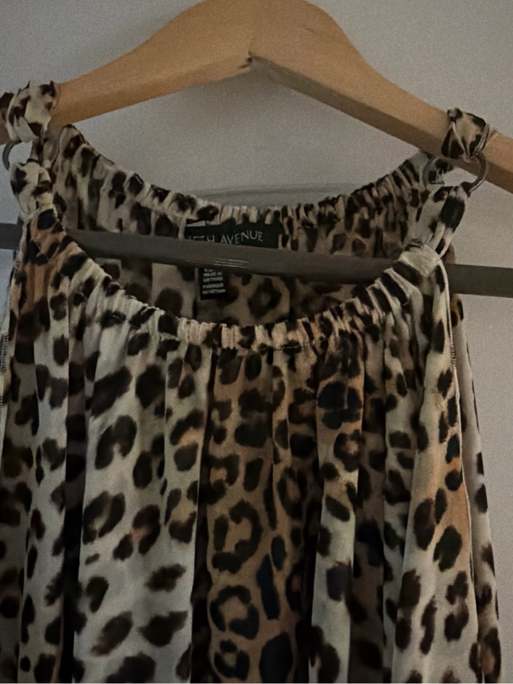 Saks Fifth Avenue Leopard Print Butterfly Sleeveless Top Size Xs — image 7 of 7